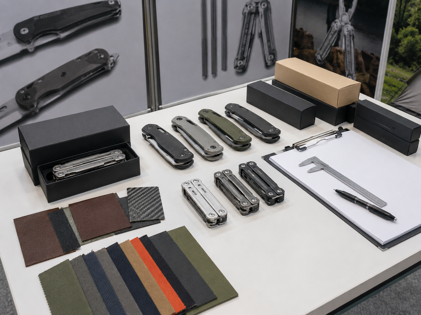 folding knife and multi-tool trade show sourcing